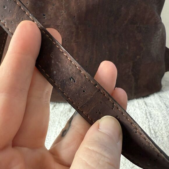 Corkor Backpack Bag Chocolate Brown Cork Vegan Sustainable Made in Portugal - Picture 12 of 14